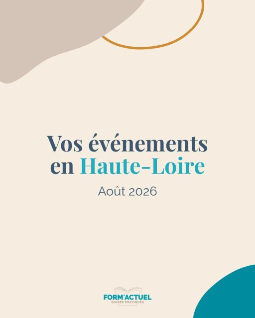 📅 Le programme du mois d'août est arrivé ! ☀️🎉
Cet été continue en beauté en Haute-Loire ! 🌿✨
Retrouvez tous les événements qui vous attendent tout au long du mois d'août : marchés, concerts, animations familiales, spectacles, randonnées et bien plus encore !
➡️ Découvrez le planning ci-dessous et notez dès maintenant les rendez-vous à ne pas manquer ! 📌