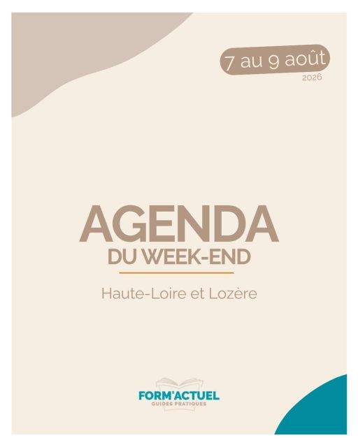 Envie de sortir ce week-end ?
Découvrez notre sélection des meilleurs événements en Haute-Loire et Lozère. 😄
