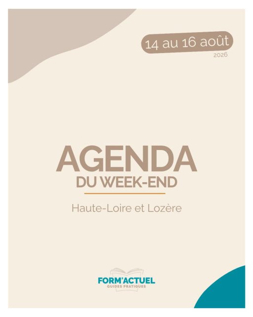 Le programme du week-end est là ! 😊

📅 Du vendredi au dimanche, la Haute-Loire et la Lozère vous réservent un joli programme d’événements à découvrir ! ✨

☀️ Alors, entre amis, en famille ou en solo, préparez votre week-end et profitez pleinement de tout ce qui se passe près de chez vous ! 

👉 Découvrez le programme et faites votre choix !